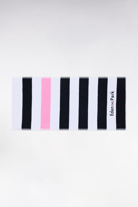 Navy terry cotton sports towel - Image 1