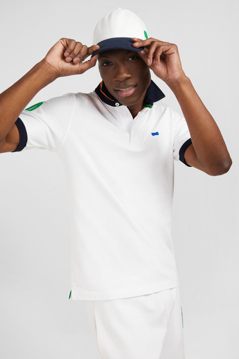 White short-sleeved rugby shirt - Image 2