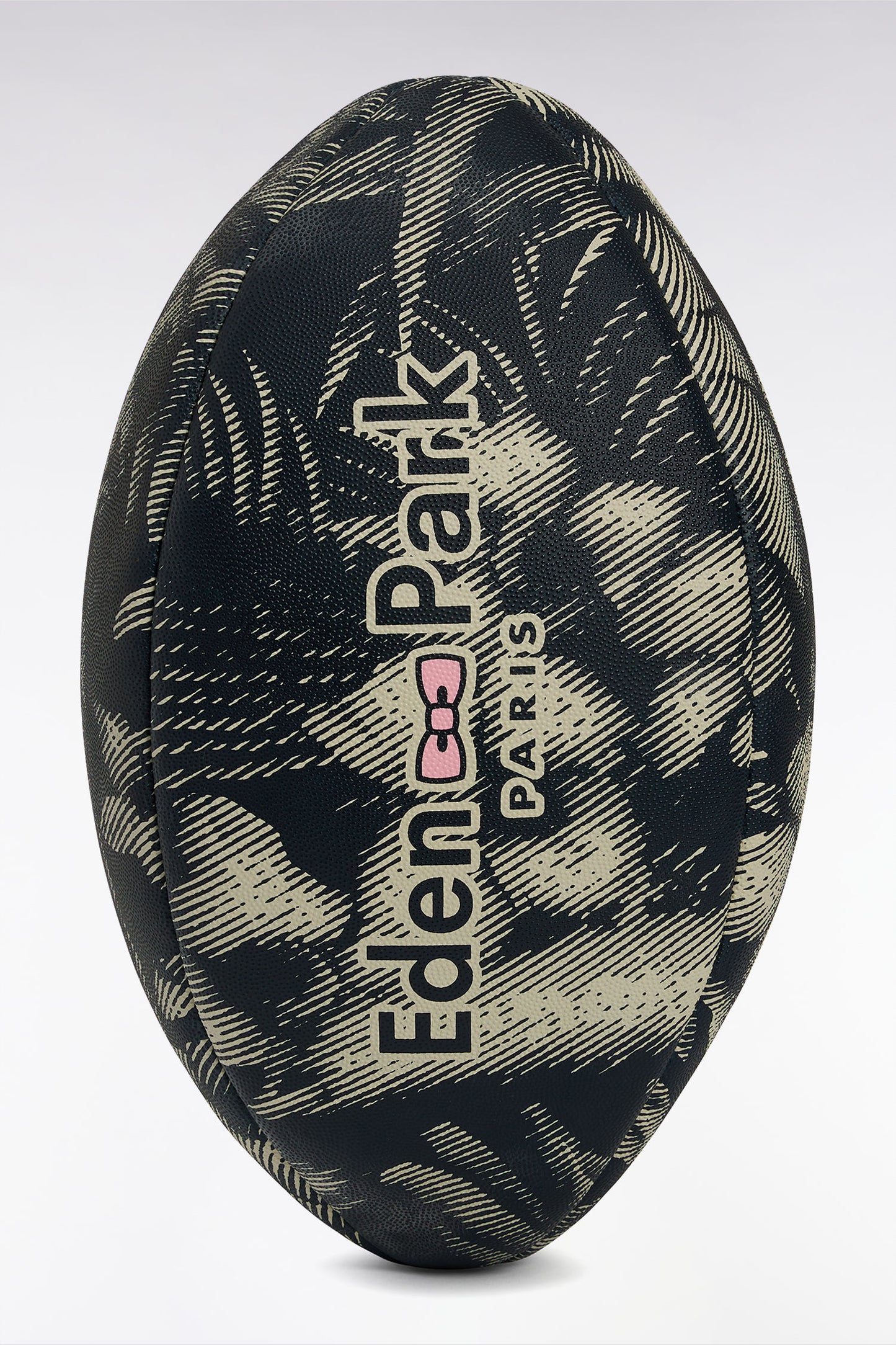 Rubber rugby ball with Palm tree print