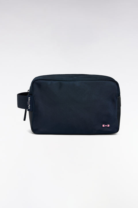 Navy zipped toiletry bag - Image 1