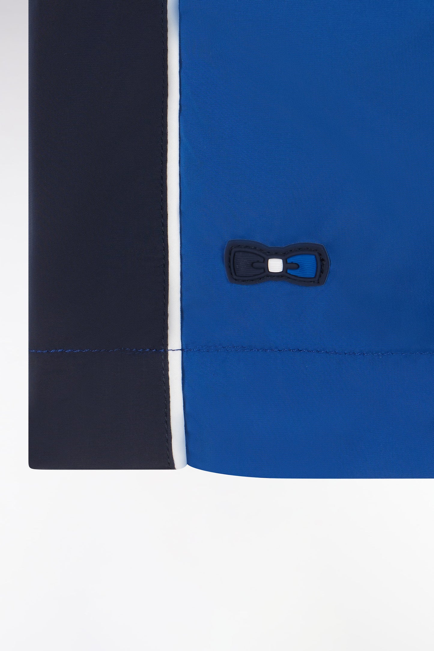 Navy tricolor swimsuit