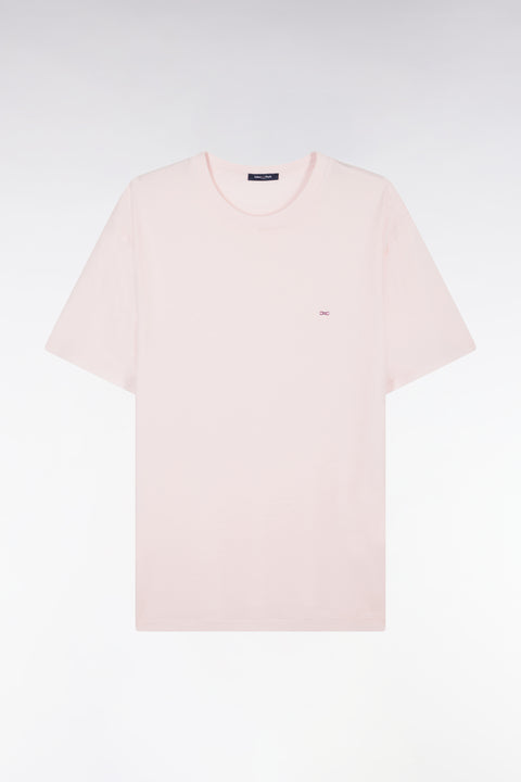 Straight-fit light pink short-sleeved T-shirt - Image 2