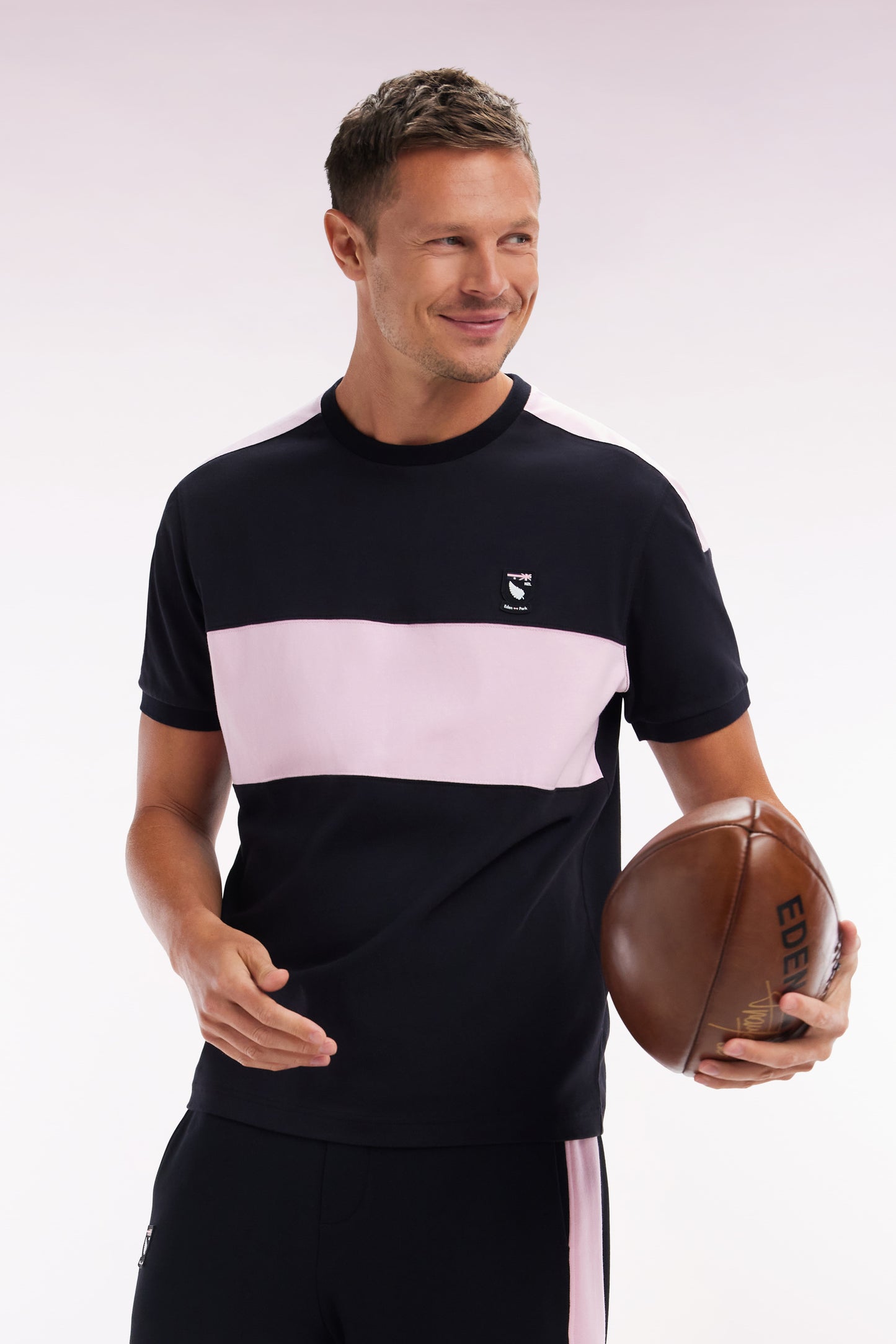 Relaxed-fit New Zealand black cotton T-shirt