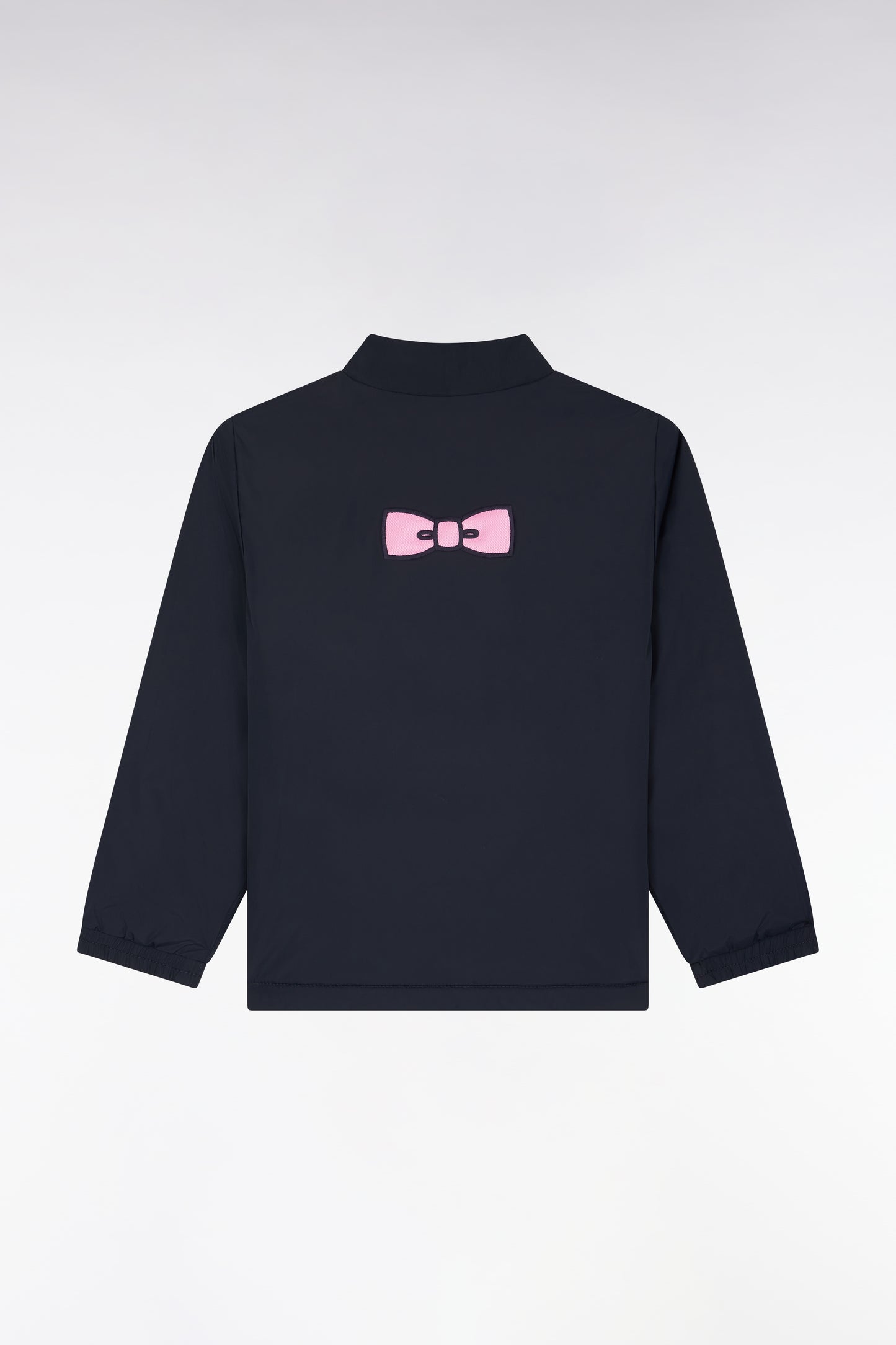 Children navy nylon windproof jacket