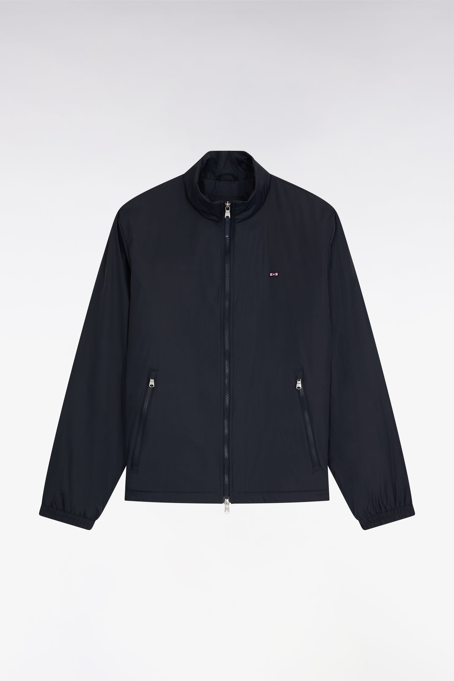Windproof jacket in navy polyamide