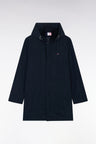 Navy hooded parka