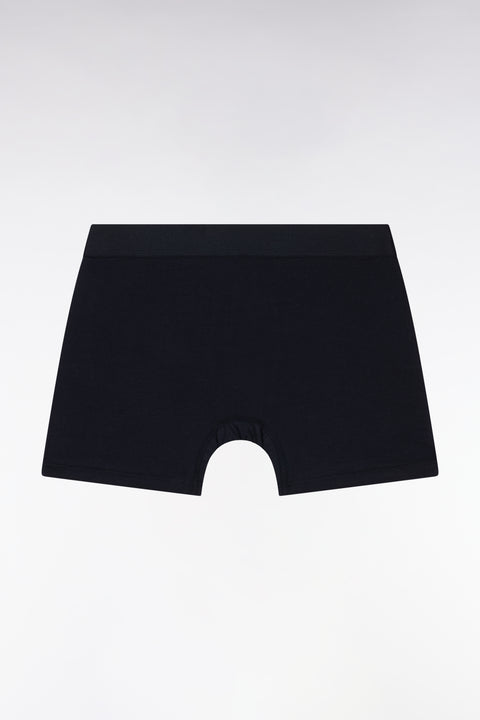 Cut and sewn boxer shorts in pink and blue stretch cotton jersey - Image 2