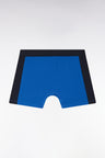 Boxer shorts in stretch cotton jersey, navy blue details