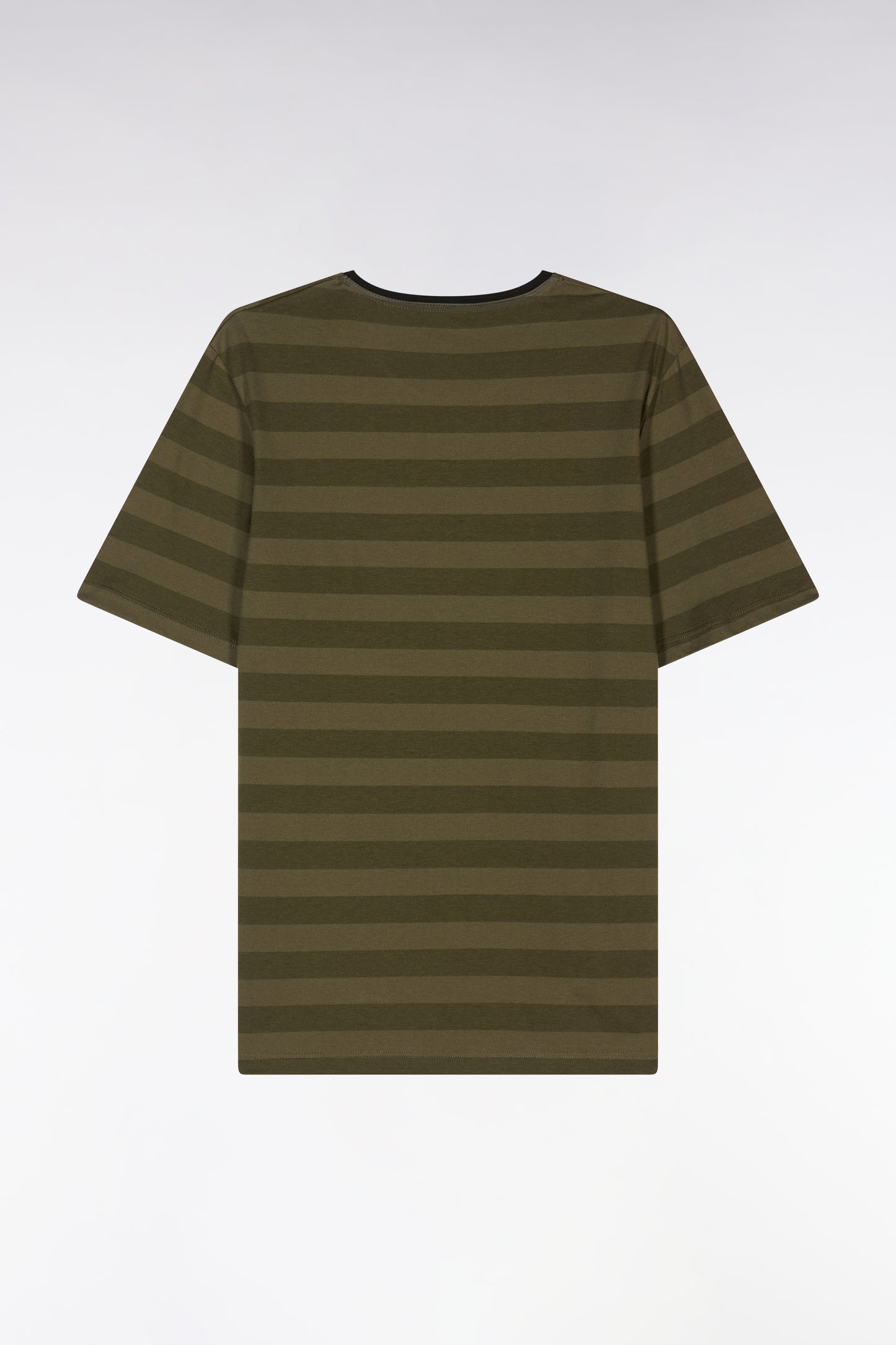 Short pyjamas in cotton jersey T-shirt khaki navy shorts