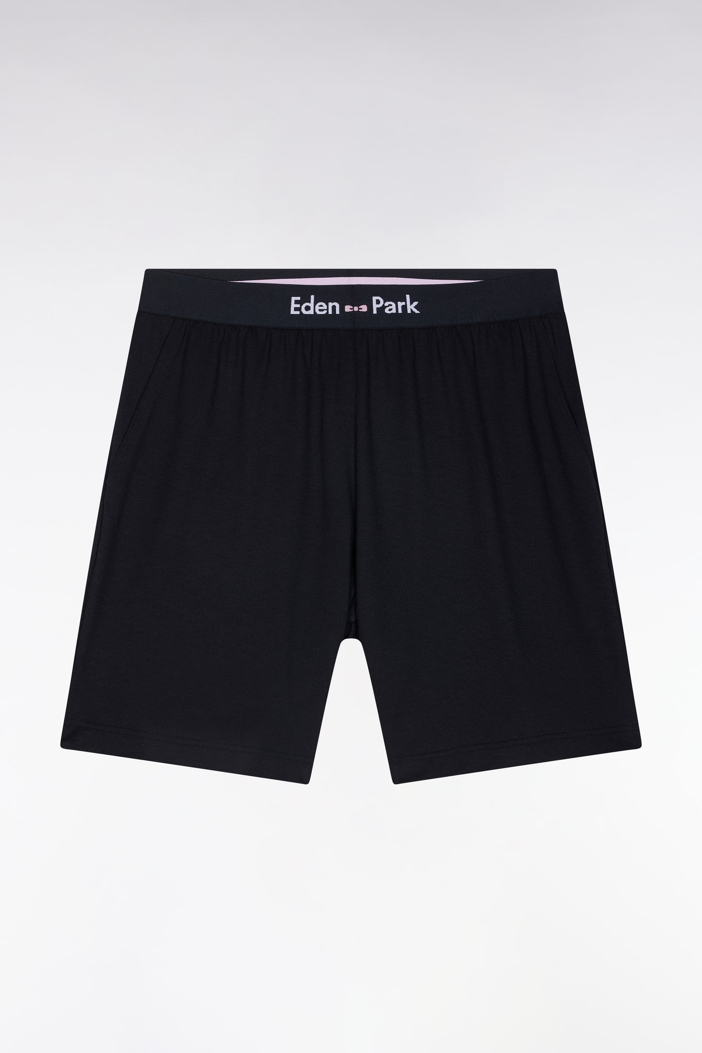 Short pyjamas in cotton jersey T-shirt khaki navy shorts