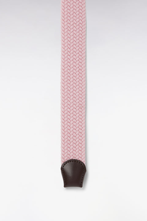 Ceinture textile élastiquée rose - Image 3