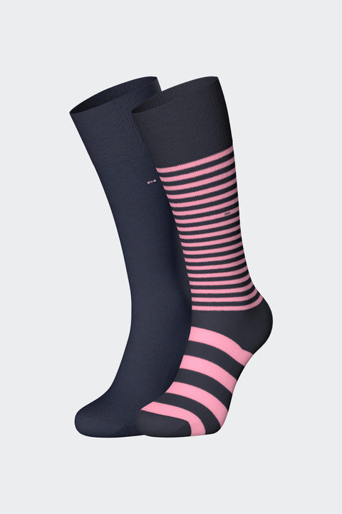 Lot de chaussettes en coton mélangé rose - Image 1