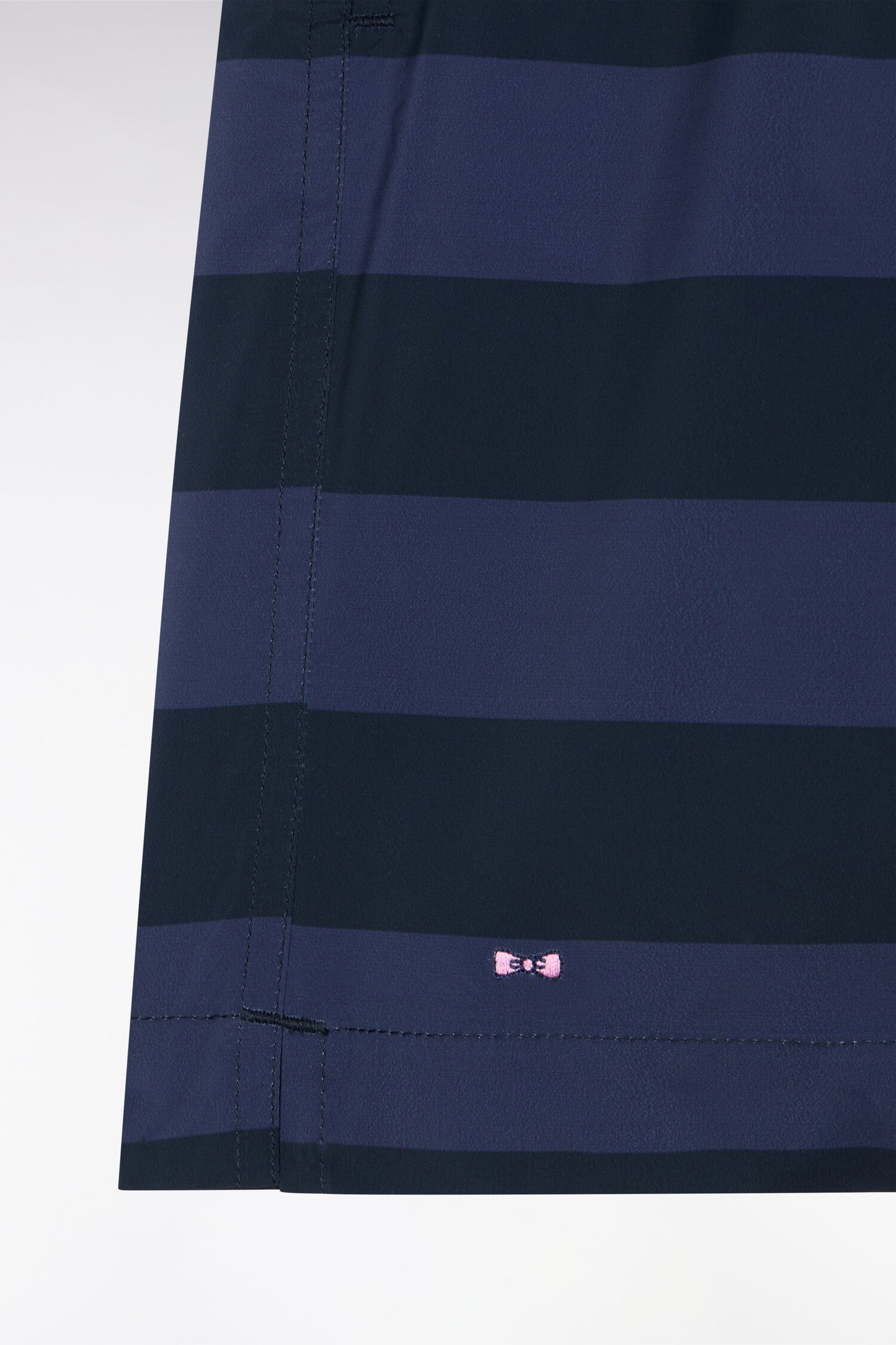 Navy striped swimsuit