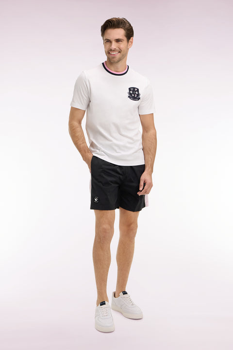 Maillot de bain Nouvelle Zélande noir et rose - Image 1