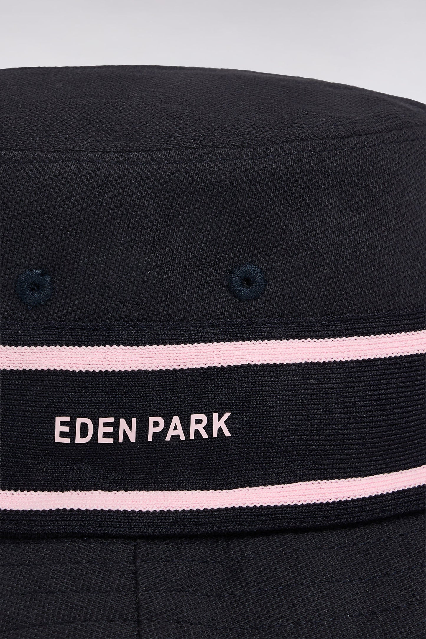 Bob en piqué de coton marine ruban Eden Park