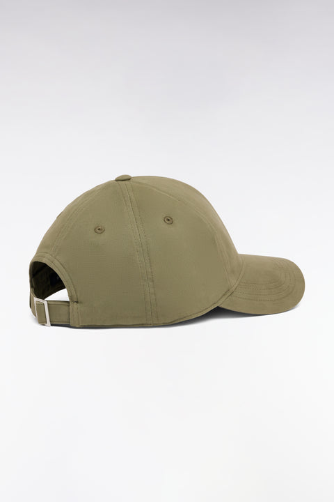 Beige stretch cotton twill cap - Image 2