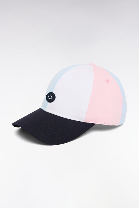 Casquette en coton colorblock badge rugby - Image 1