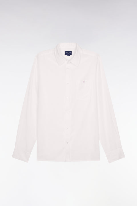 Chemise en coton blanche coupe regular - Image 2