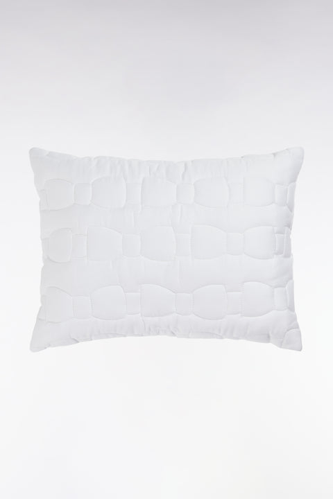 White cotton cushion - Image 1