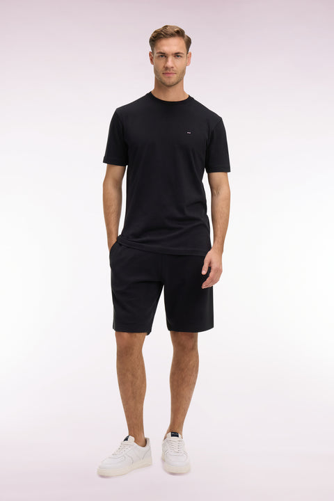 Short en molleton coton noir - Image 3