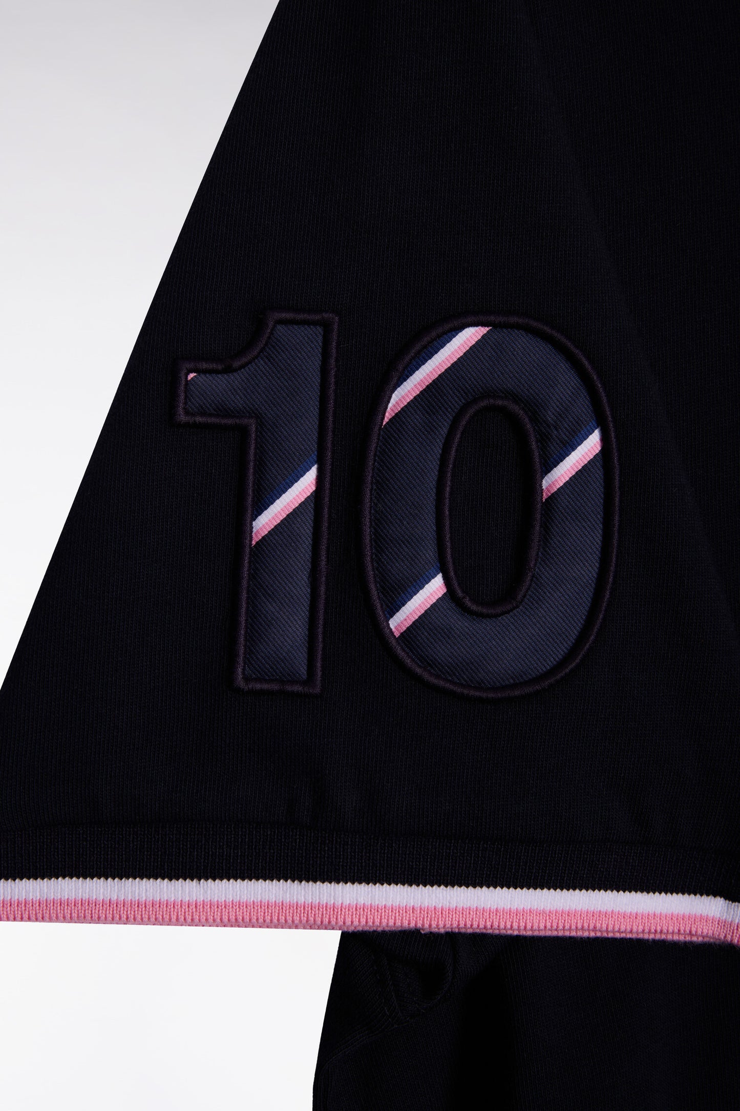 T-shirt XV de France à manches courtes en coton marine coupe regular