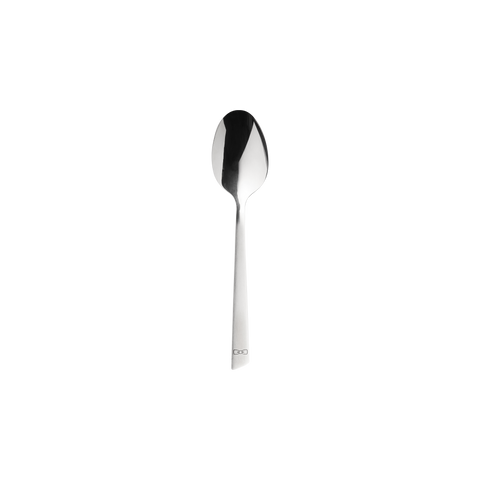 Set of 6 stainless steel dessert spoons - Image 1