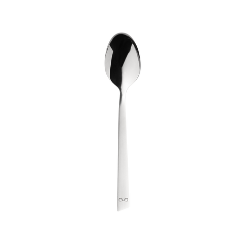 Set of 6 stainless steel table spoons - Image 1