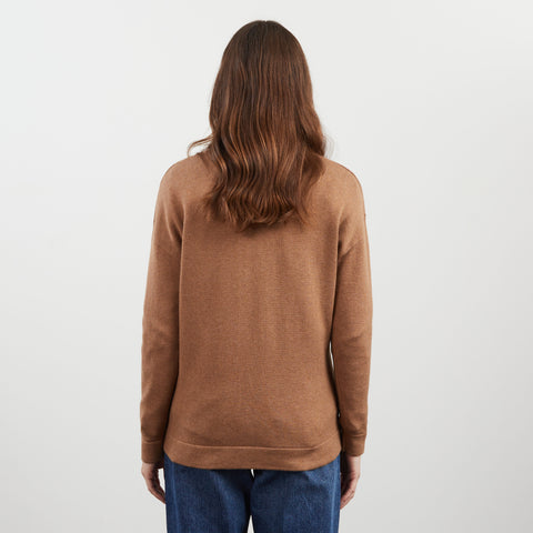 Plain brown cardigan - Image 3