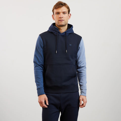 Blue colourblock sweatshirt - Image 3