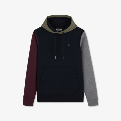 Navy blue colourblock sweatshirt - Image 2