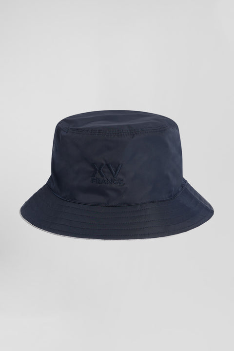 Navy blue cotton bucket hat - Image 3