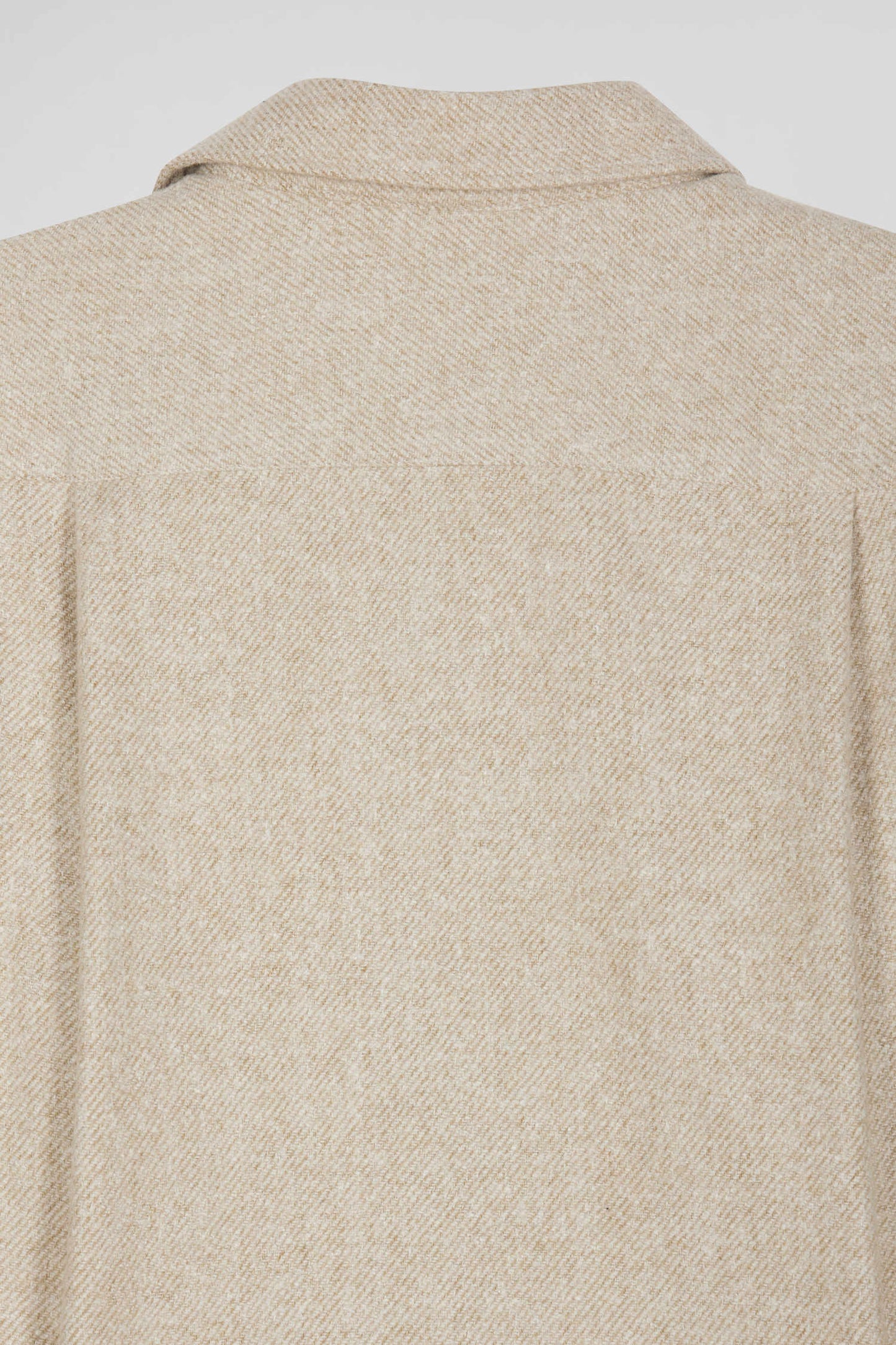 Beige mixed cotton shirt