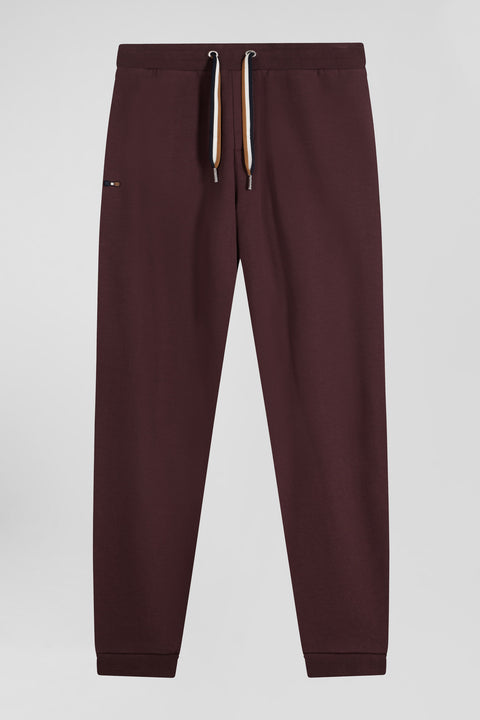 Relax burgundy brushed fleece jogging bottoms - Image 2