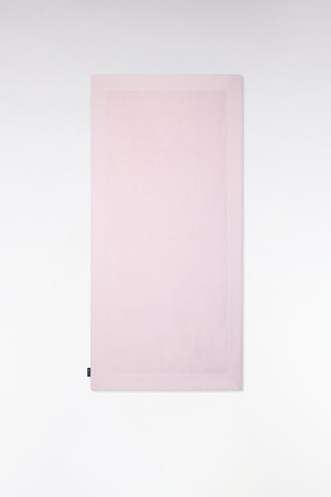 Pink cotton terry bath towel - Image 1