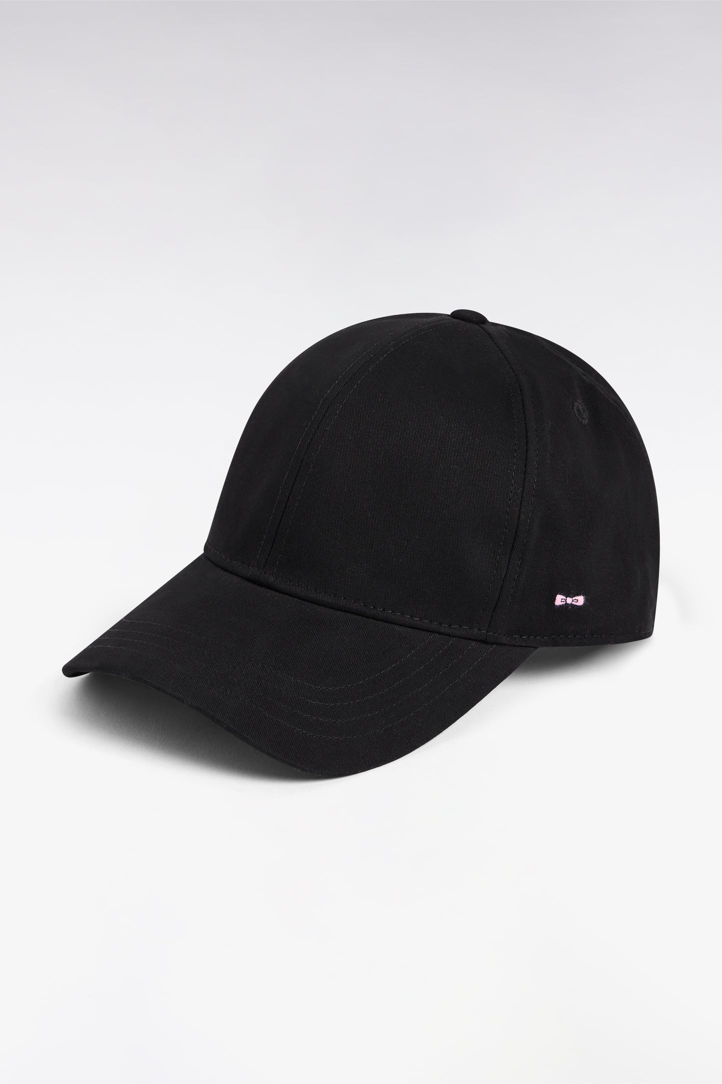 Casquette en piqué coton noire