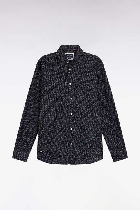 Blue-grey cotton shirt - Image 2