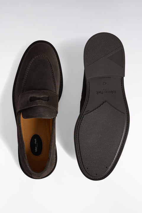Brown suede loafers - Image 2