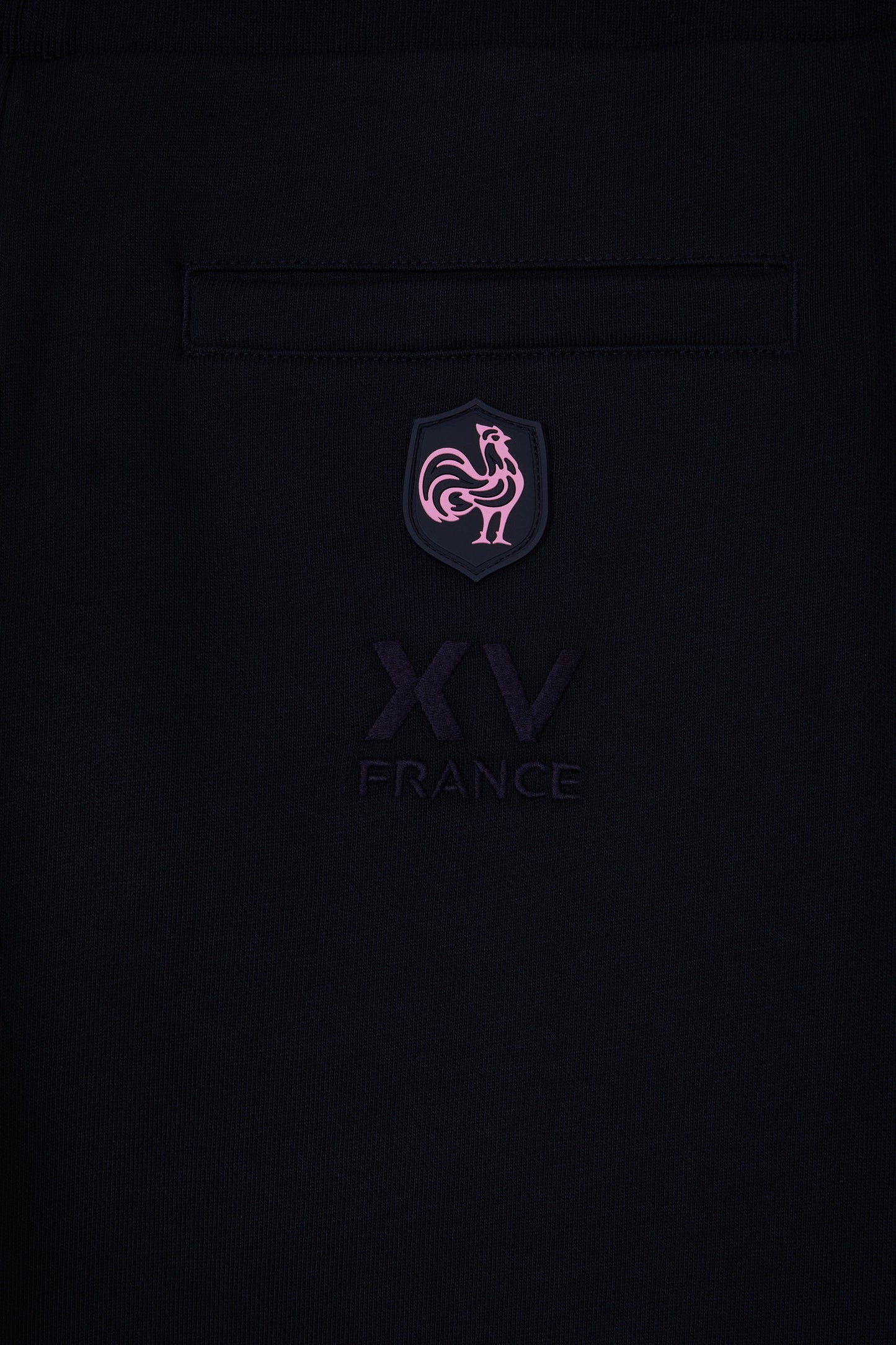 XV de France navy fleece straight-cut jogging suit