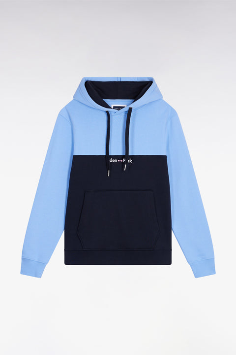 Two-tone pink hooded sweatshirt, straight cut - Image 2