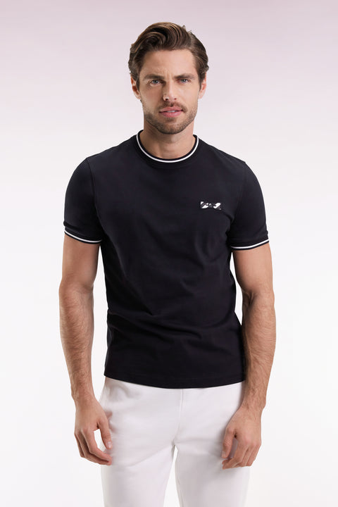 T-shirt à manches courtes en coton ciel - Image 1