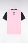 Grey cotton short-sleeved T-shirt