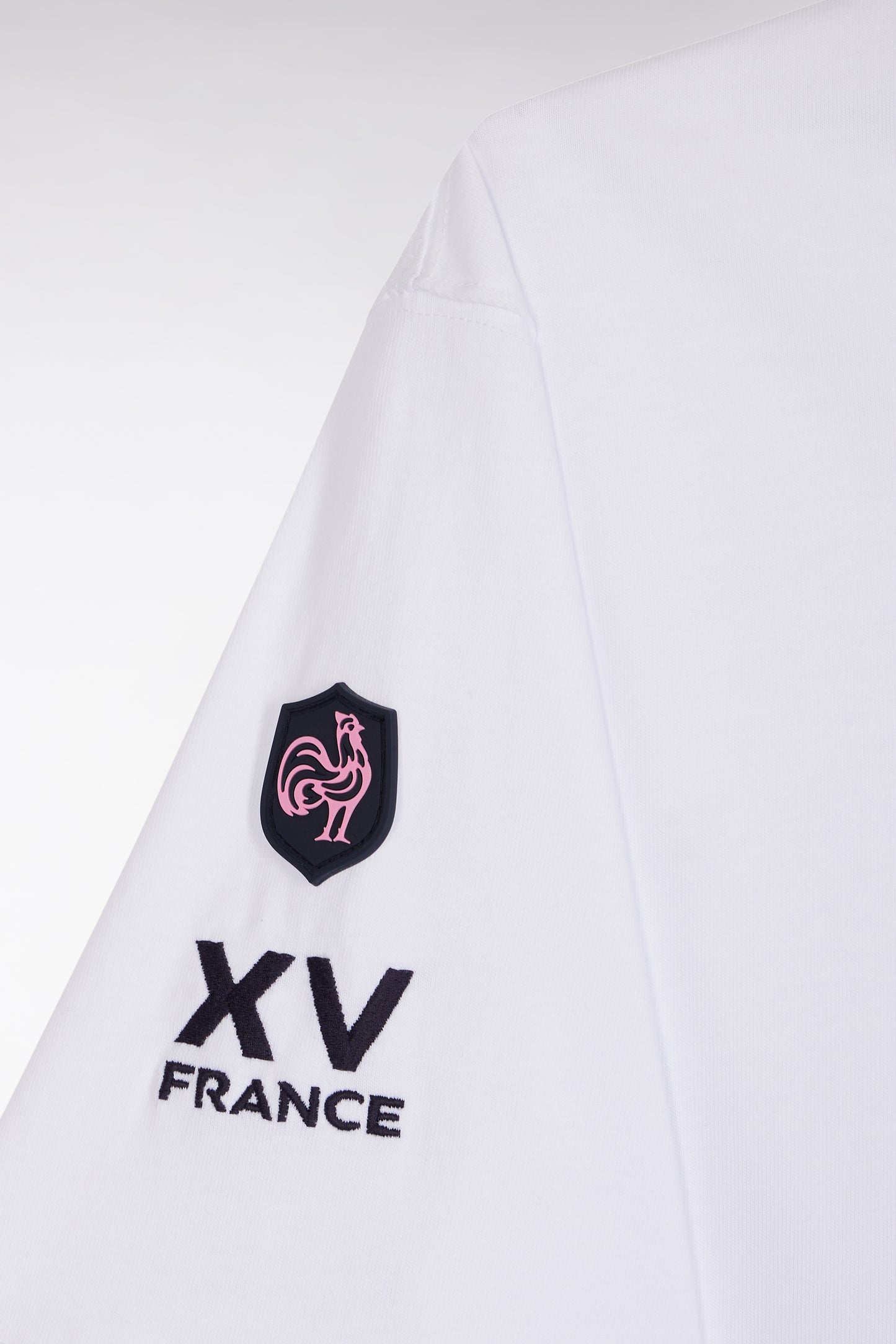 XV de France short-sleeved white T-shirt