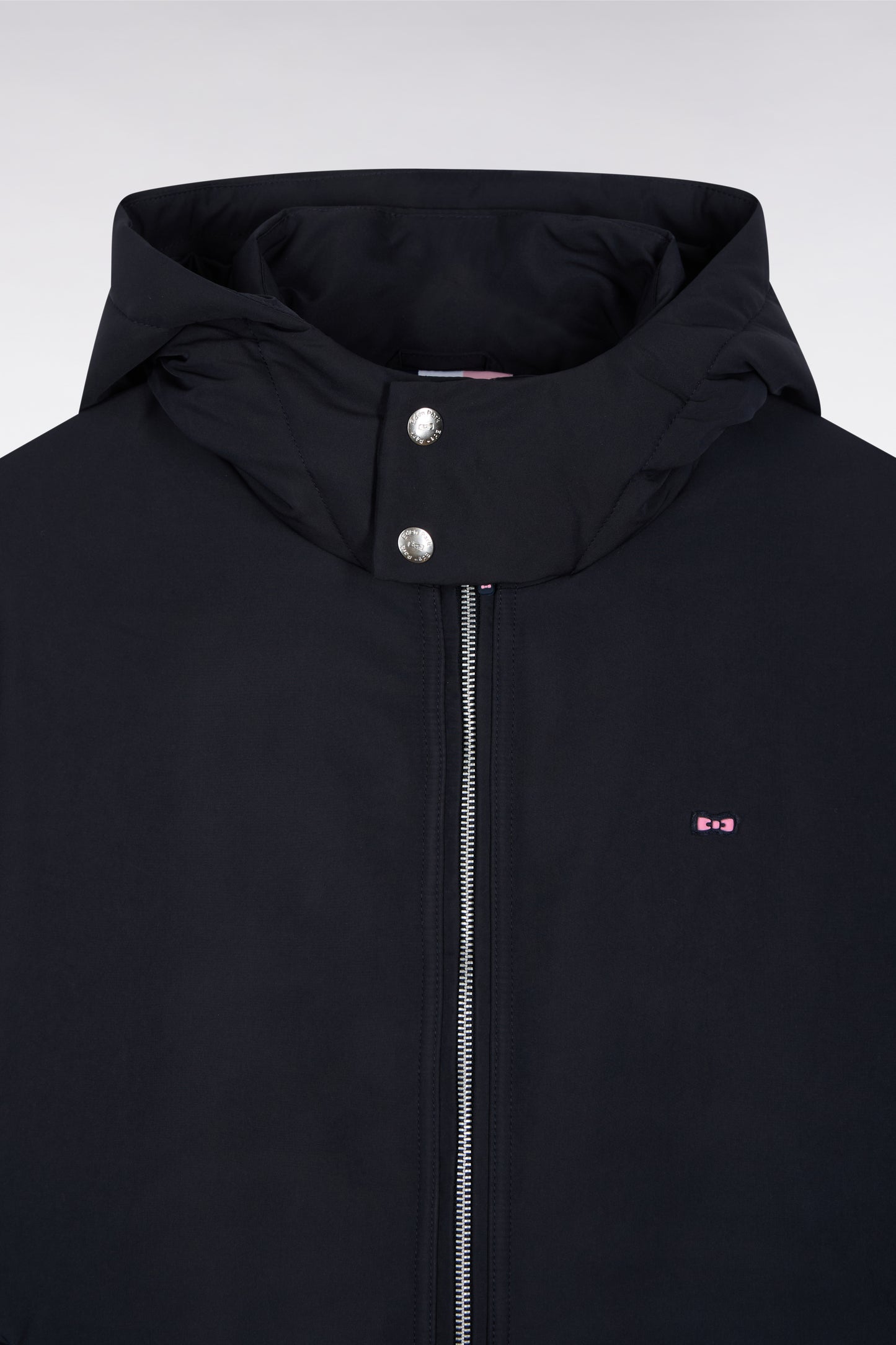 Navy windproof jacket with hood