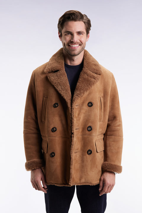 Brown wool coat - Image 1