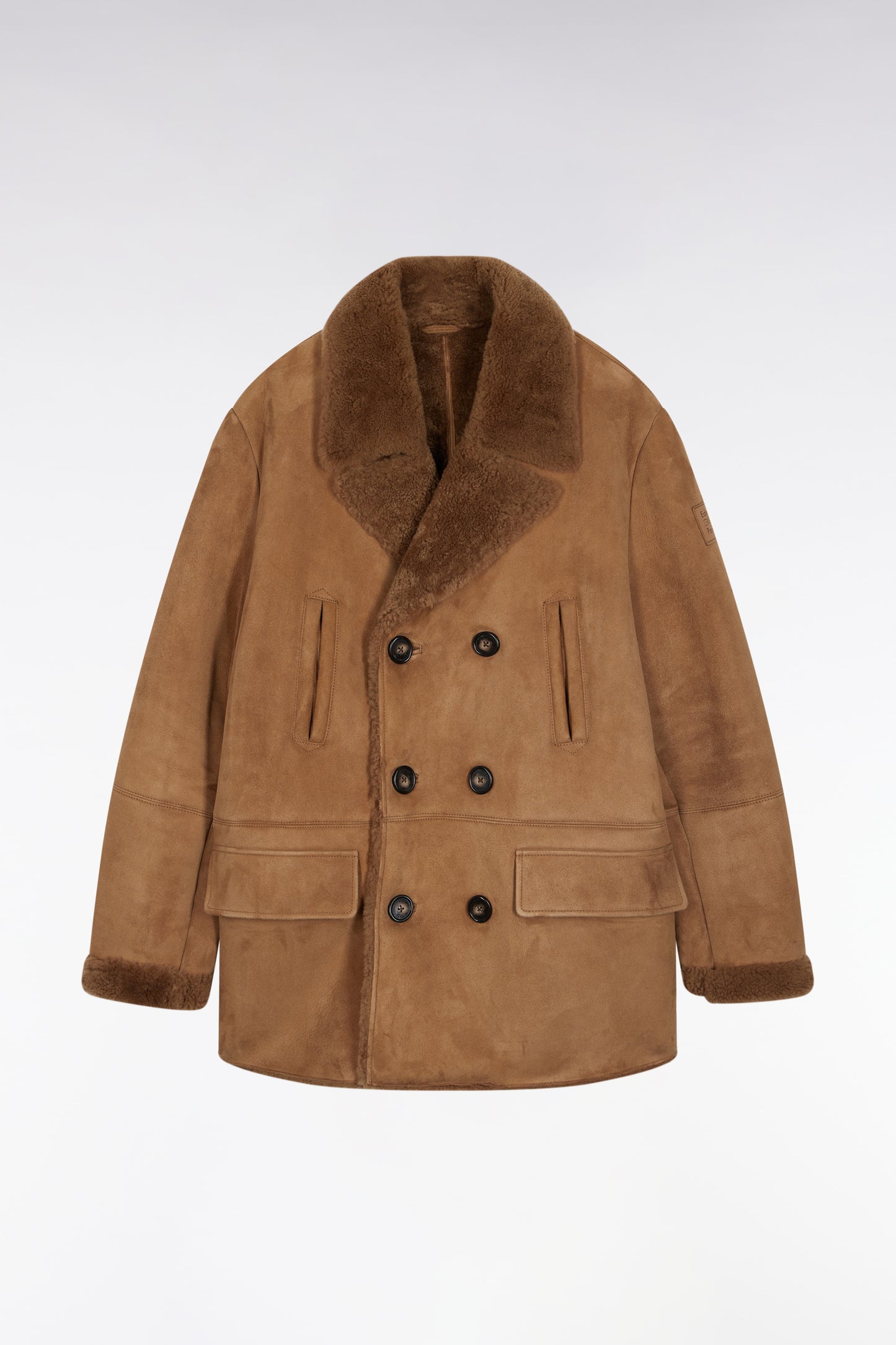 Brown wool coat