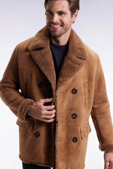 Brown wool coat - Image 3