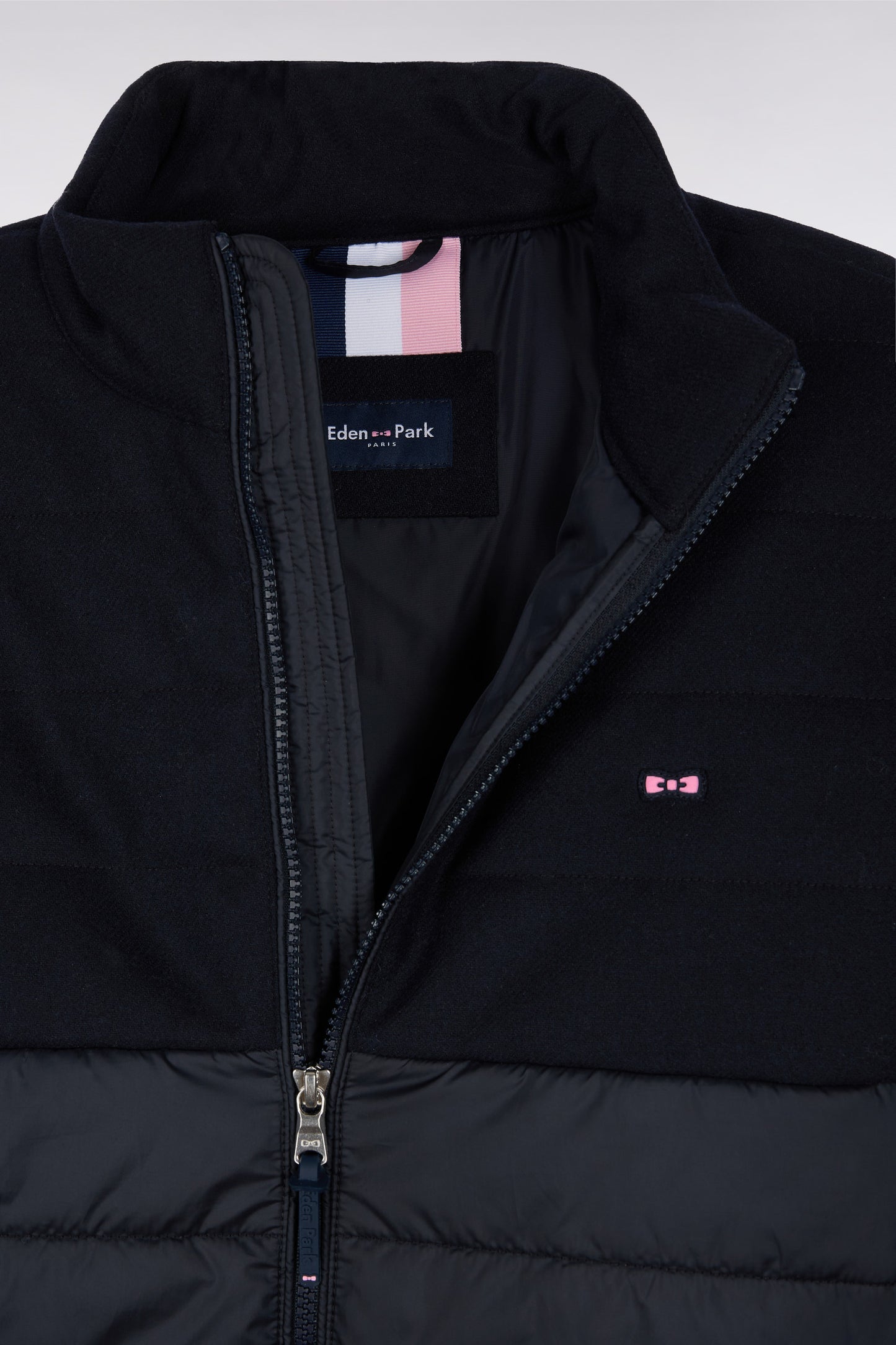 Two-tone navy jacket