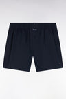 Navy cotton poplin boxer shorts - A SHOOTER