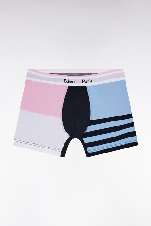 Sky colorblock cotton jersey boxer shorts - Image 1