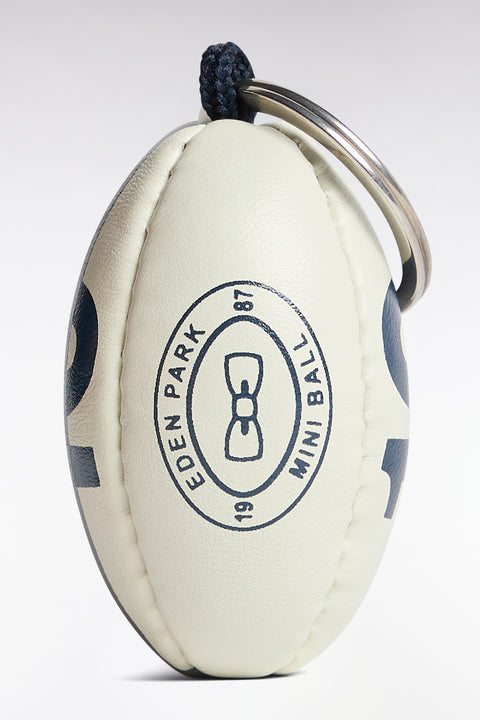 Porte-clés caoutchouc ballon de rugby numéro 10 kaki - Image 2